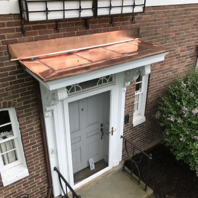 New copper roof should last up to 100 years!